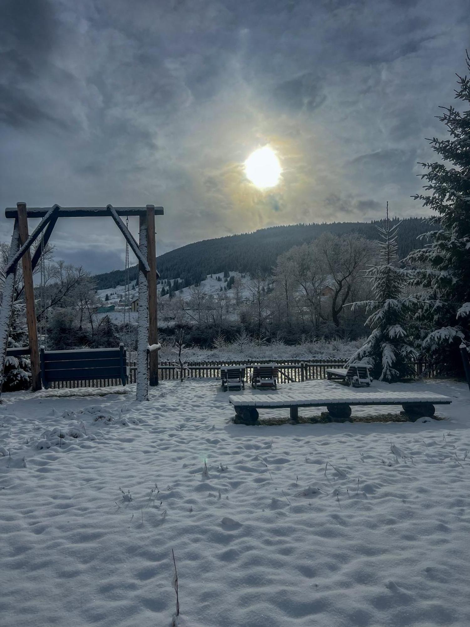 Котедж Шум Черемоша На Березі Річки Verkhovyna Exterior foto